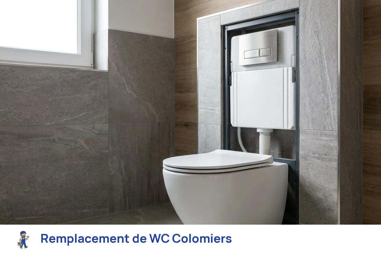 Remplacement de WC à Colomiers