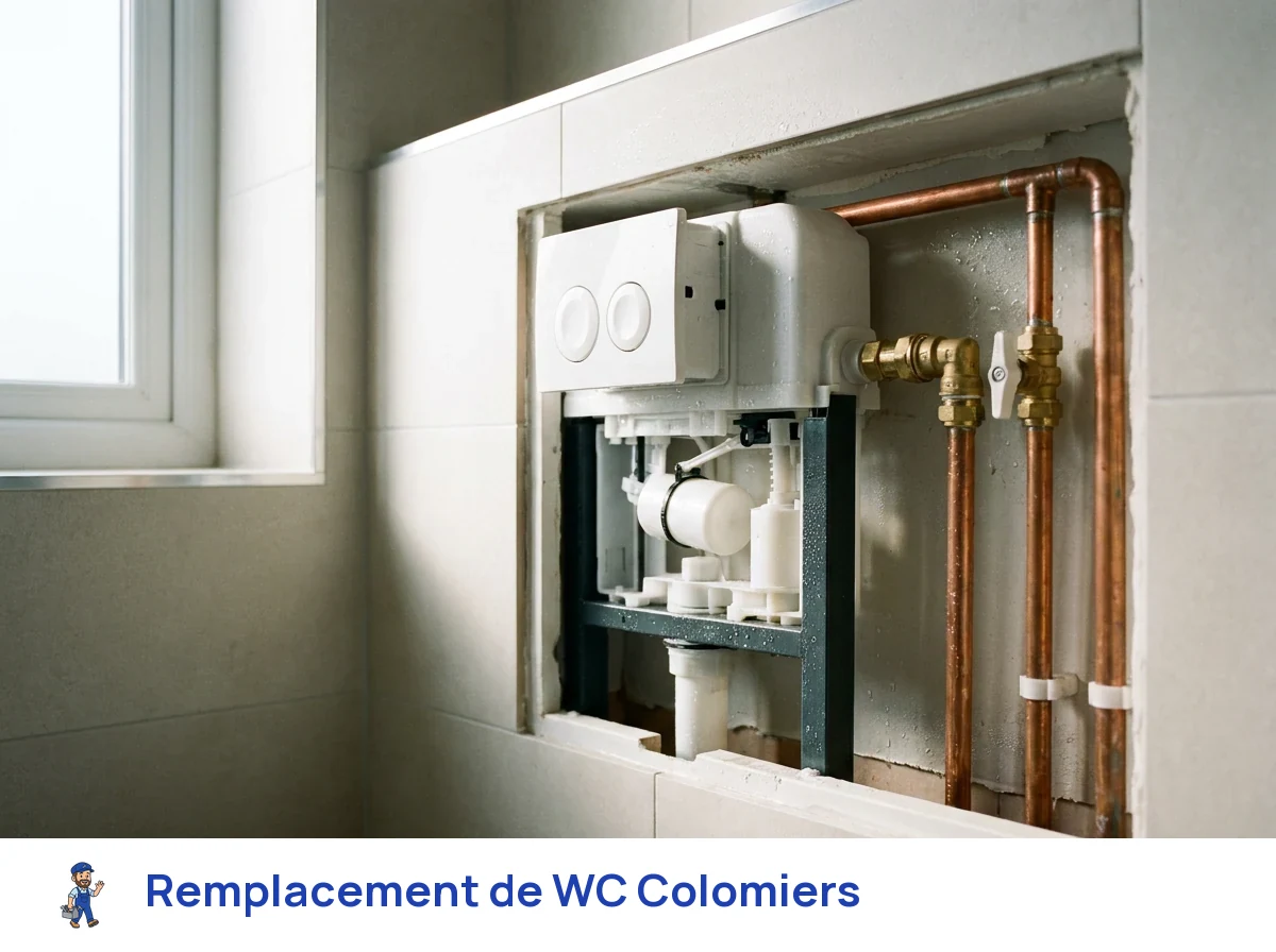 Remplacement de WC à Colomiers